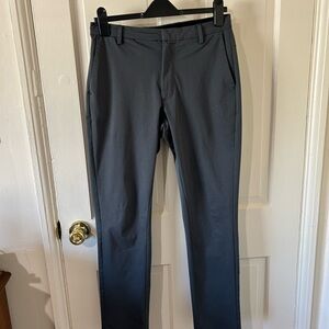 Ministry of Supply Men's Kinetic Pants Charcoal Slim Chinos